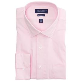 Mens Architect® Performance Regular Fit Dress Shirt - Pink Lady
