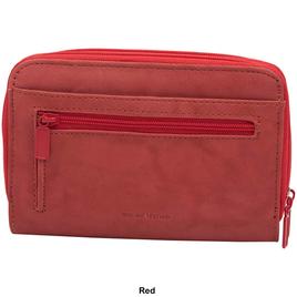 Womens Julia Buxton Double Zip Indexer Wallet