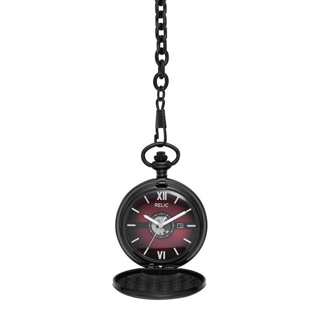 Mens RELIC by Fossil Hugh 47mm Pocket Watch - ZR85074