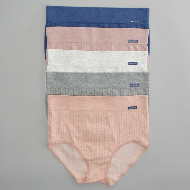 Womens Nautica 5pk. Seamless Brief Panties NT5835-5PKR