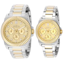 Womens Invicta Ocean Voyage Gold Dial Quartz Watch - 49258