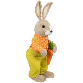 Northlight Seasonal Standing Boy Rabbit w/ Carrot Easter Figurine
