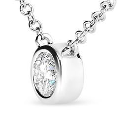 Haus of Brilliance 10kt. White Gold 1/2ctw. Diamond Round Pendant