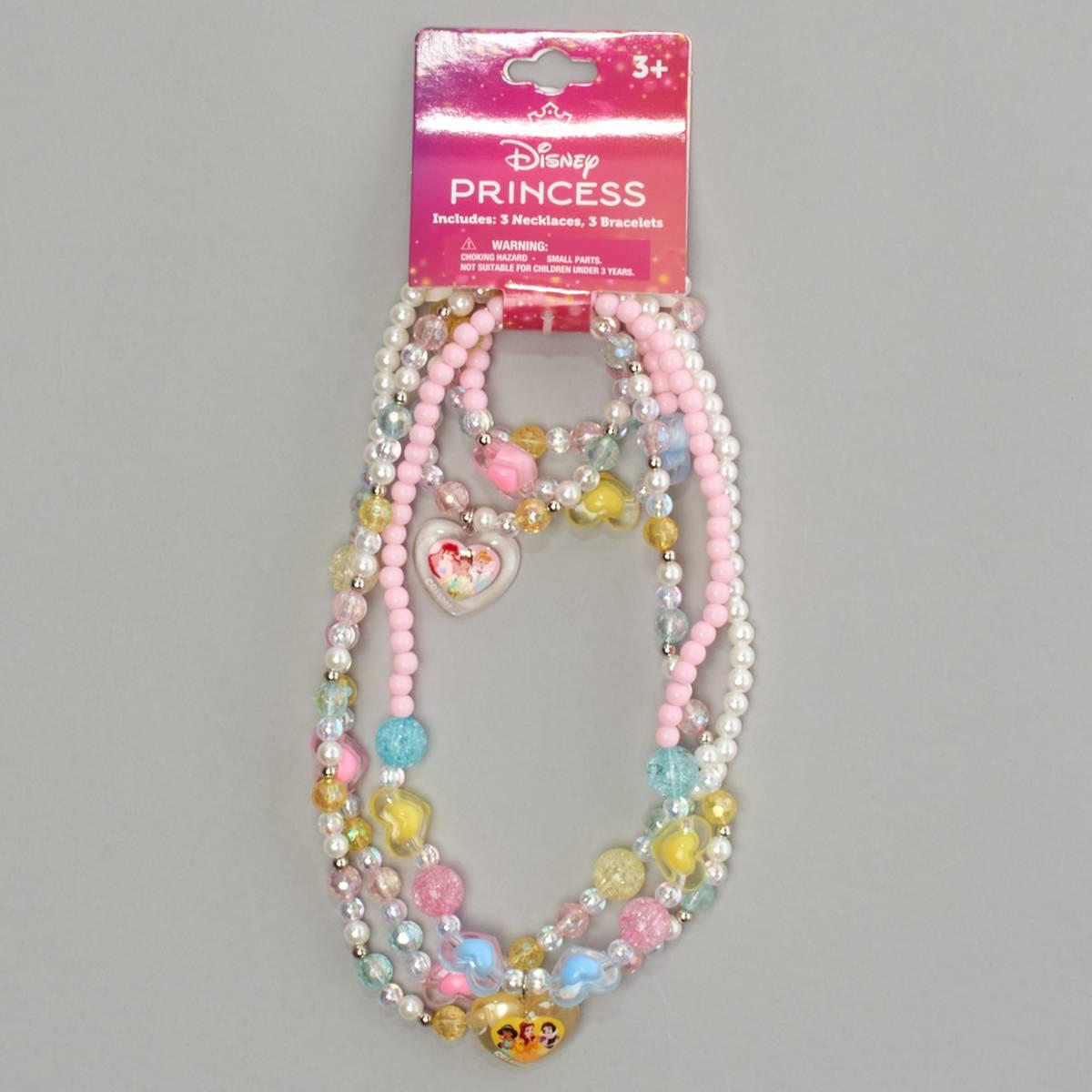 Girls Disney Princess 6pc. Beaded Necklace & Bracelet Set