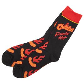 Mens Crazy Socks Flamin'' Hot Cheetos Crew Socks