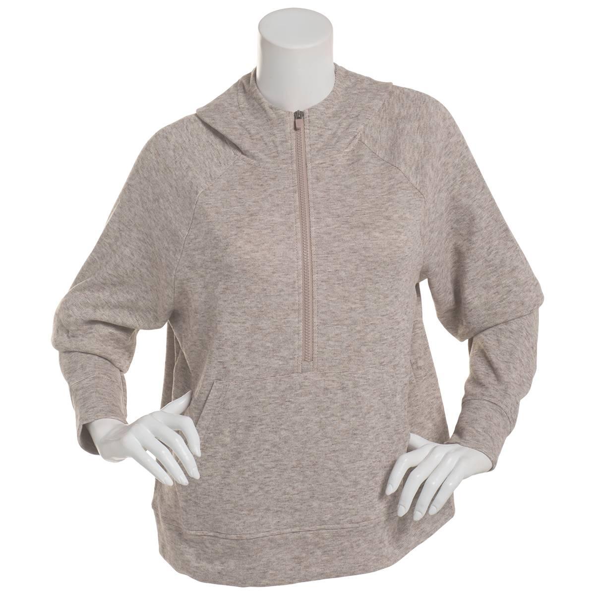 Womens RBX Marled 1/2 Zip Hoodie