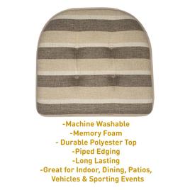 Sweet Home Collection Bradford U-Shaped Memory Foam Chair Cushion