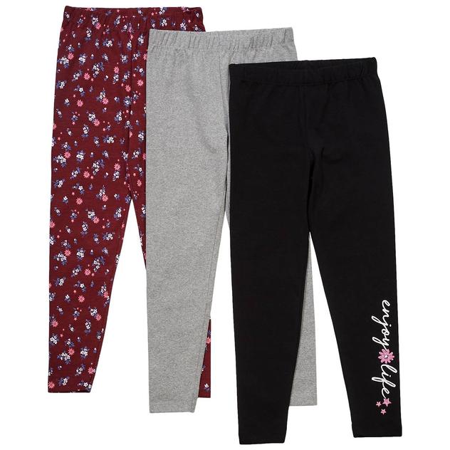 Girls (7-16) Star Ride® 3pk. Enjoy Life Leggings