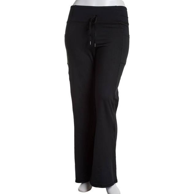 Plus Size Bally Fashion Solid Madison Pants - Black
