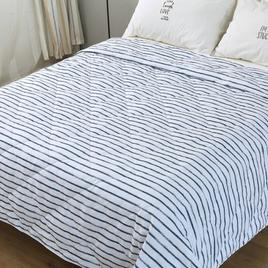 St. James Home Soft Cover Nano Feather Filled Stripe Blanket