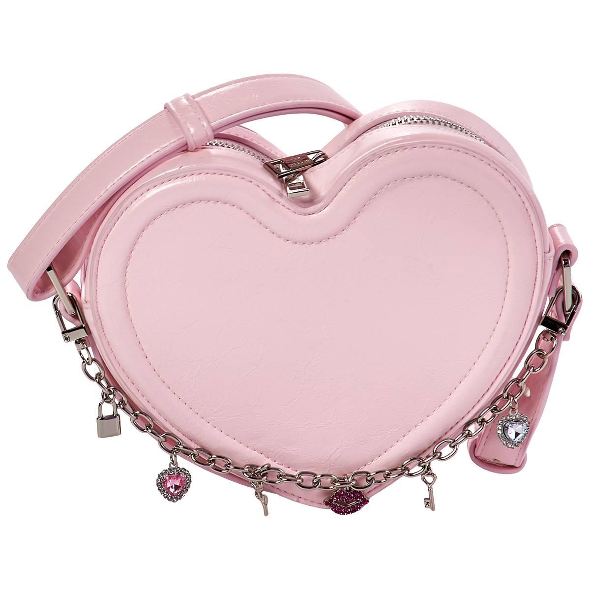 Madden Girl Crinkle Heart Crossbody