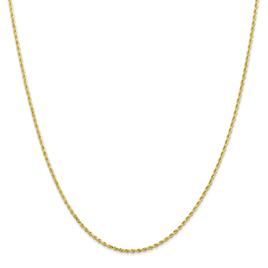 Mens Gold Classics(tm) 10kt. 1.5mm Diamond-Cut Rope Chain
