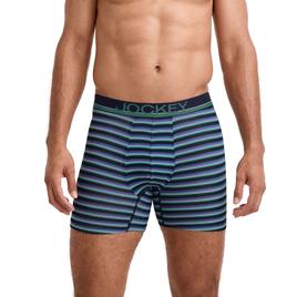Mens Jockey® 3pk. True Style 6in. Geometric/Stripe Boxer Briefs