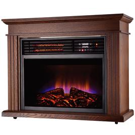 Warm Living Infared Wooden Fireplace Heater