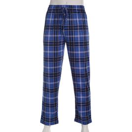 Mens Preswick & Moore® Plaid Drawstring Pajama Pants - Blue