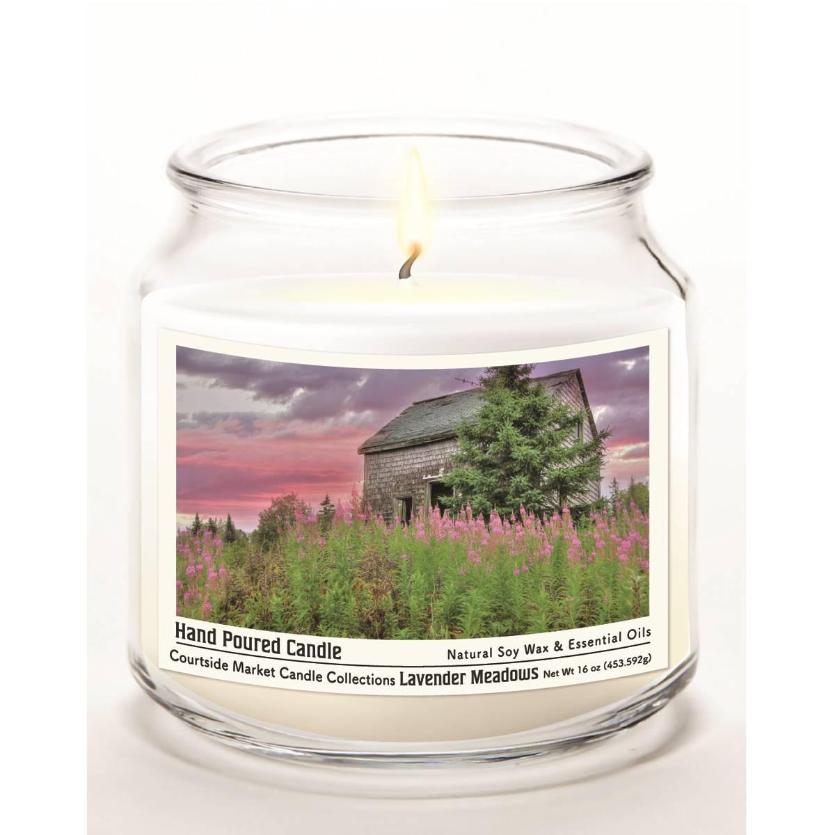 Courtside Market® Farm Colors 16oz. Lavender Meadows Jar Candle