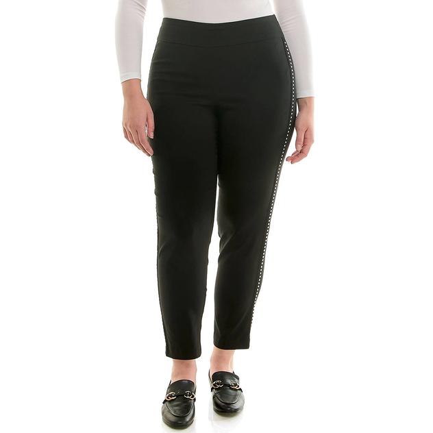Plus Size Zac & Rachel Stud Embellishment Millennium Pants