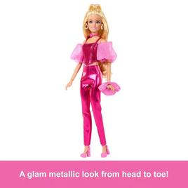 Barbie® Deluxe Style Fashion Doll #5 in Metallic Pink Outfit