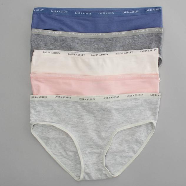 Womens Laura Ashley® 5pk. Bikini Panties LS9540-5PKKI