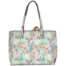 DS Fashion 2-in-1 Large Tote - Blue Floral