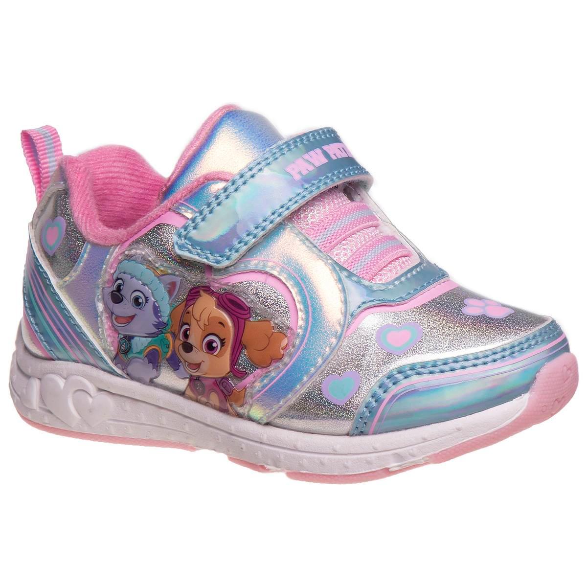 Little Girls Nickelodeon Shimmer Paw Patrol Fashion Sneakers