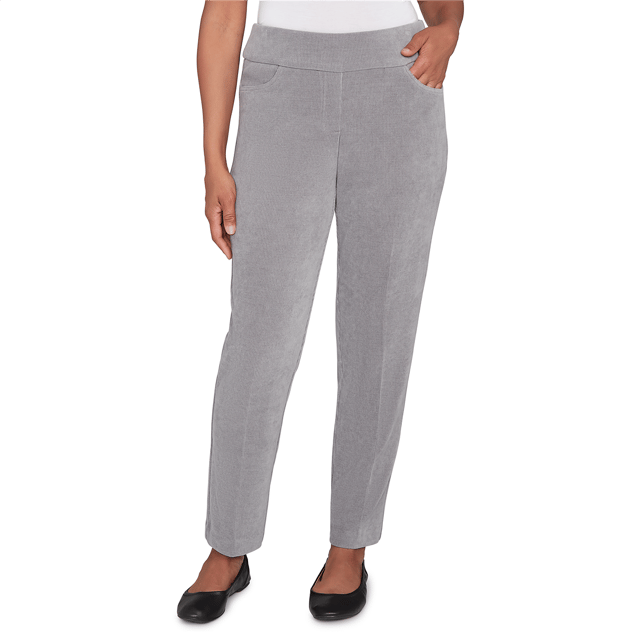 Womens Alfred Dunner Vienna Pull On Corduroy Casual Pants