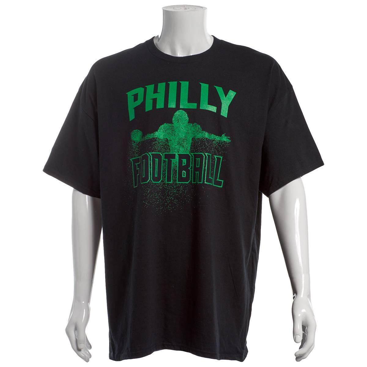 Mens Tailgate Philadelphia Football Dissolve Short Sleeve Tee