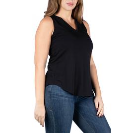 Plus Size 24/7 Comfort Apparel V-Neck Tank Top