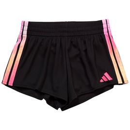 Girls (7-16) adidas® Solid/Ombre 3 Stripe Mesh Shorts