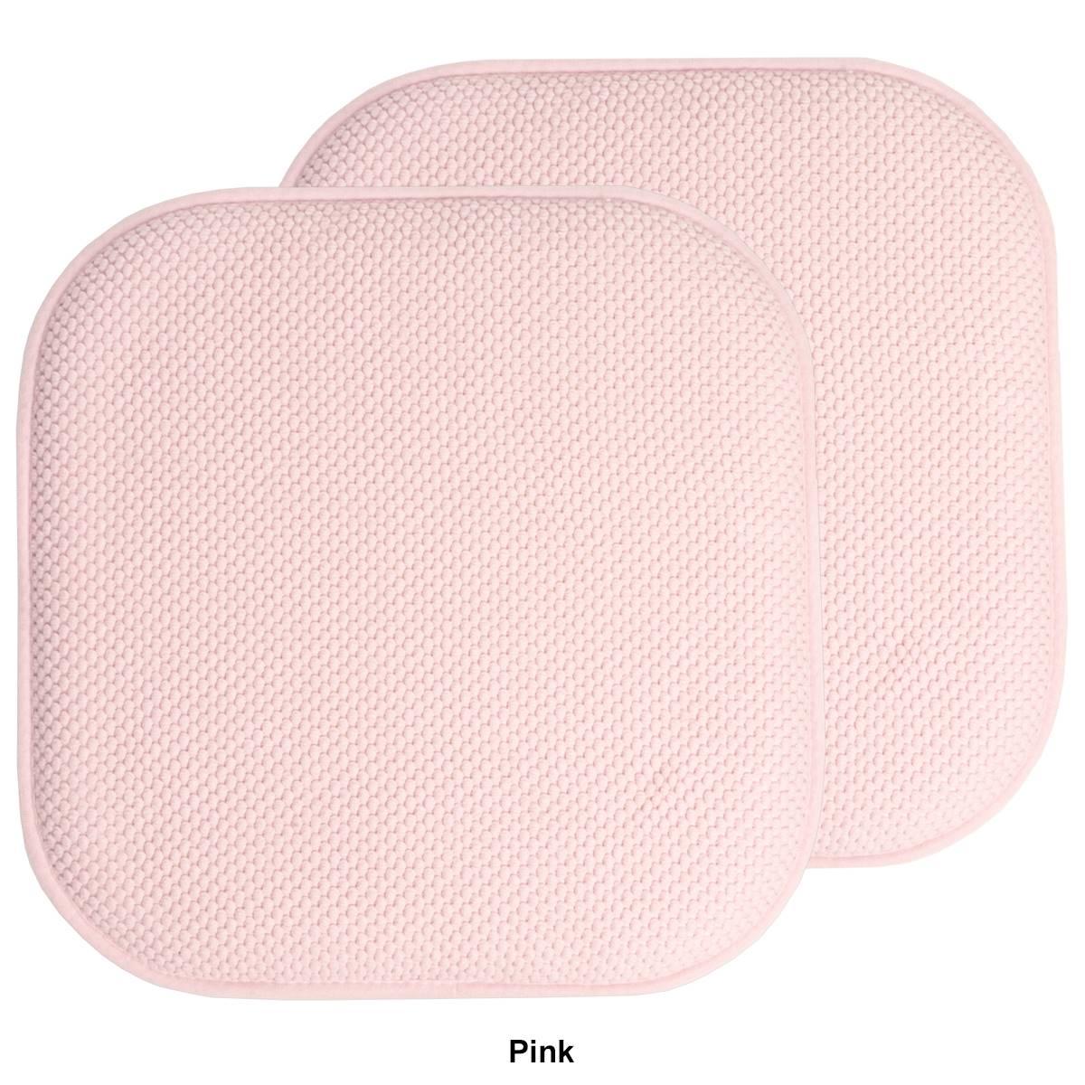 Sweet Home Collection Honeycomb Memory Foam Non-Slip Chair Pad