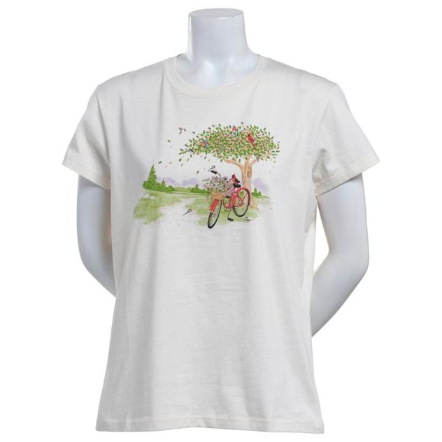 Womens Top Stitch by Morning Sun Road Trip Bike Tee
