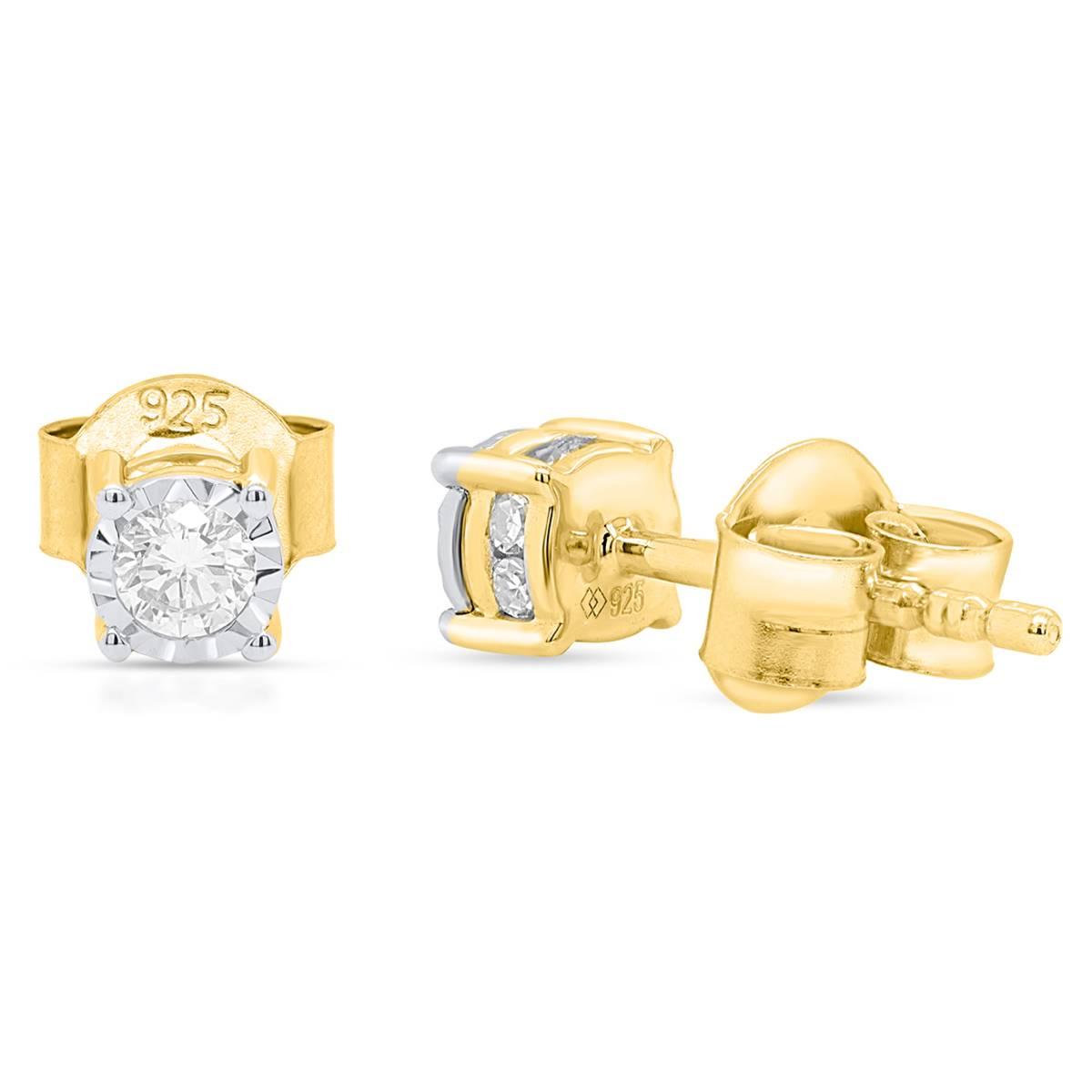 Nova Star® Yellow Gold 1/3ctw. Lab Grown Diamond Stud Earrings