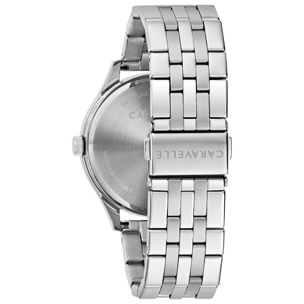 Mens Caravelle by Bulova Light Blue Dial Bracelet Watch - 43B174