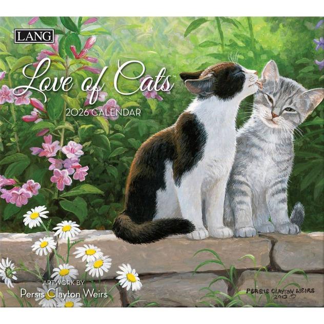 Lang® 2026 Love of Cats Wall Calendar