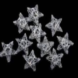 PENN 10ct. Sparkling Glittered Star Christmas Light Set