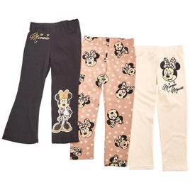 Girls (4-6x) Disney 3pk. Minnie Mouse Mixed Leggings