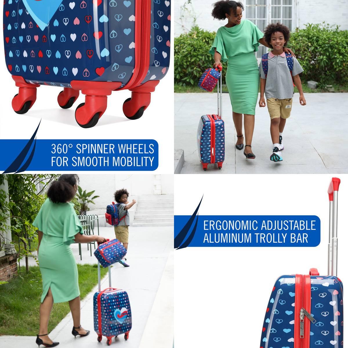 Nautica Adventure 5pc. Kids Nautica Peace Luggage Set