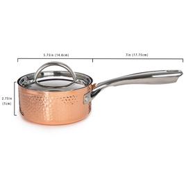 BergHOFF Vintage Tri-Ply Copper 1qt. Saucepan