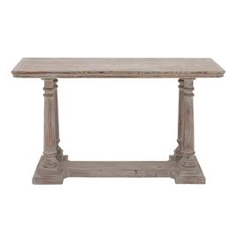 9th & Pike(R) Rectangular Textured Wood Console Table