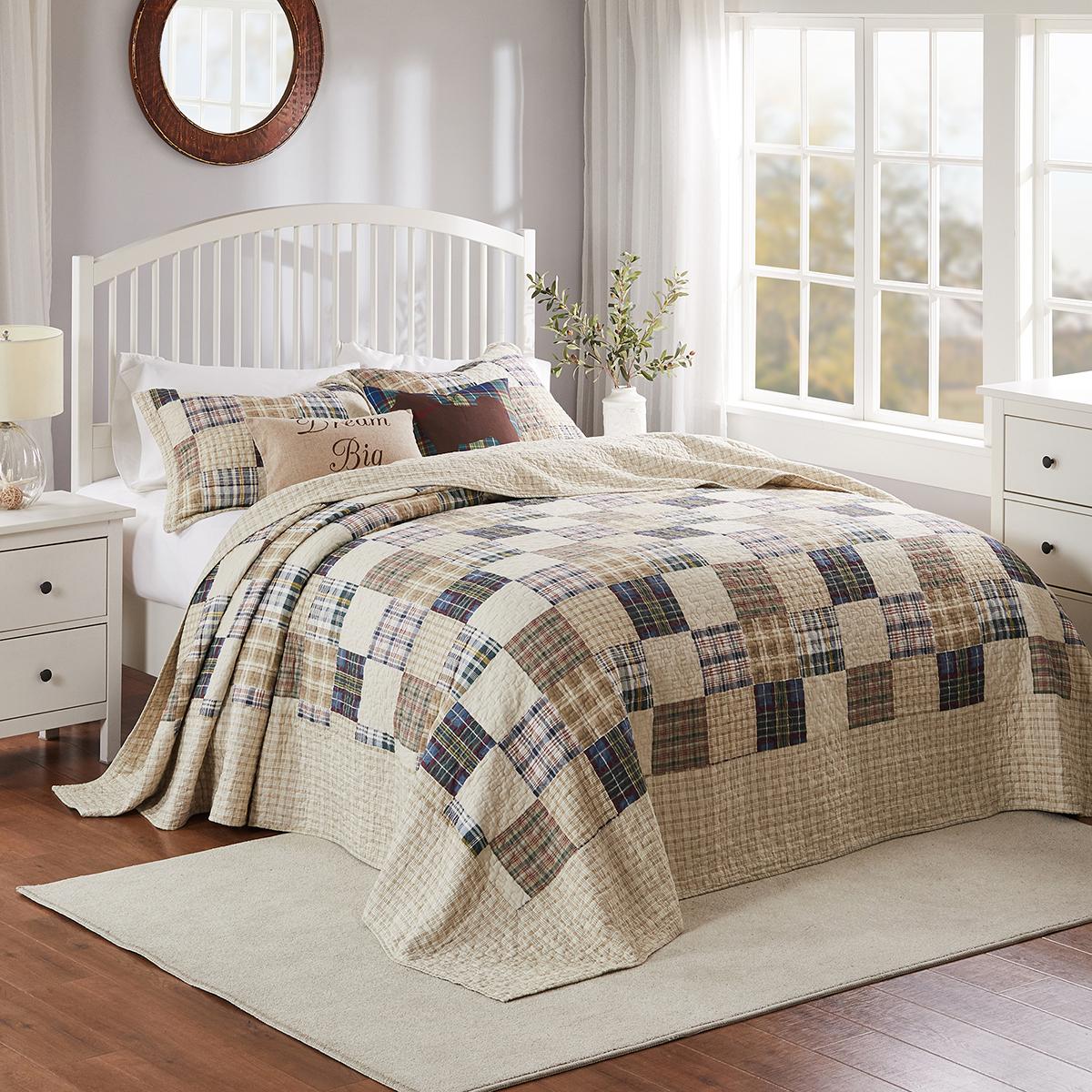 Greenland Home Fashions™ 3pc. Oxford Reversible Bedspread Set