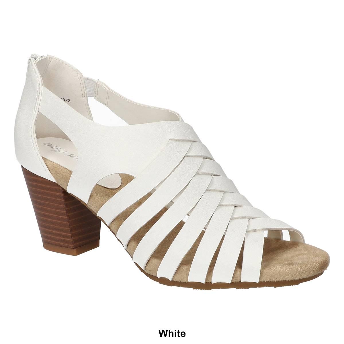 Womens Easy Street Vanni Block Heel Sandals