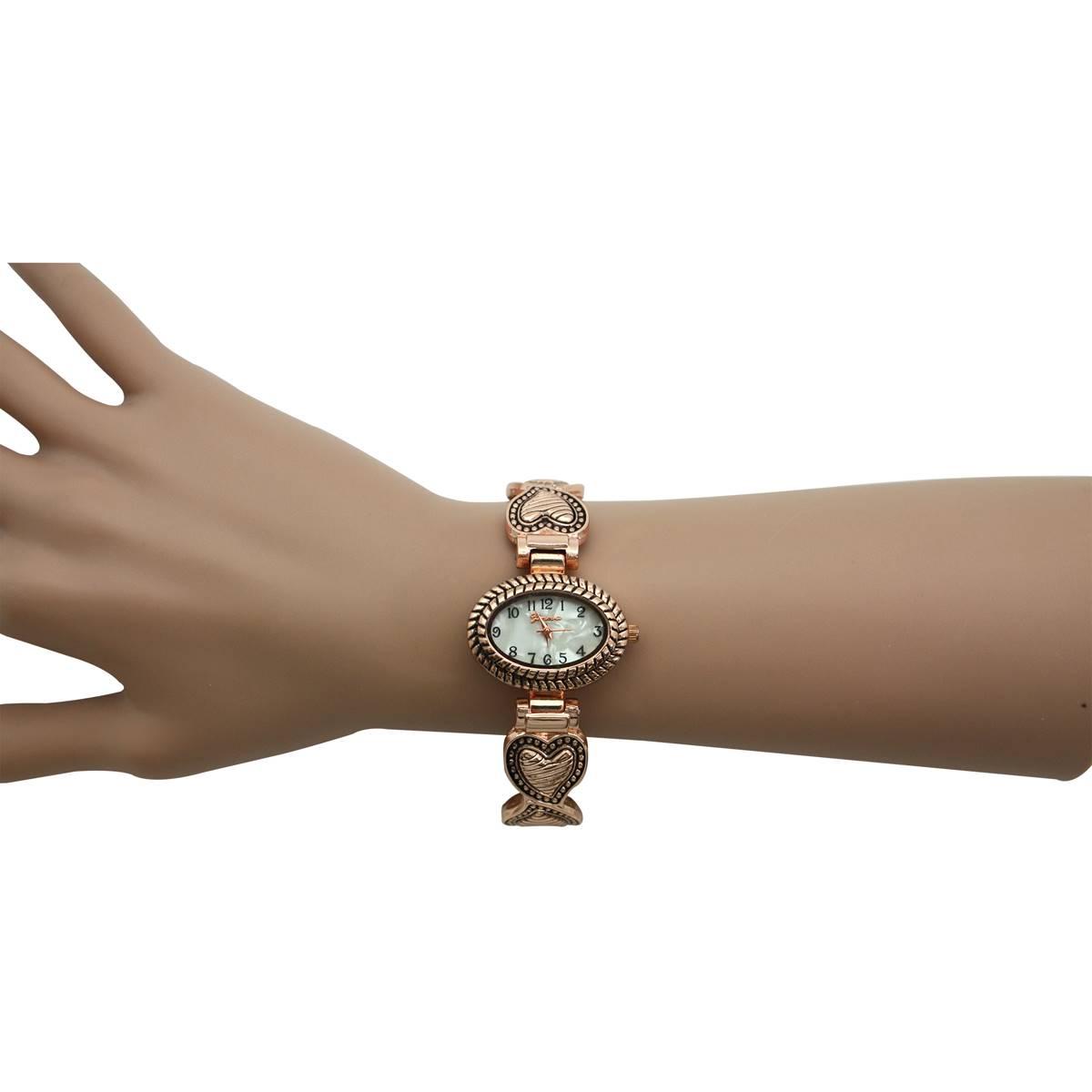 Womens Olivia Pratt™ Heart Details Bangle Women Watch - H10038