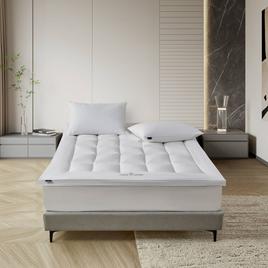 Farm To Home Organic Cotton Down Alternative Mattress Topper