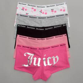 Juniors Juicy Couture 5pk. Boyshorts Panties JC7530-5PKLM