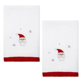 Avanti Ho Ho Ho 2pk. Embroidered Towel Collection