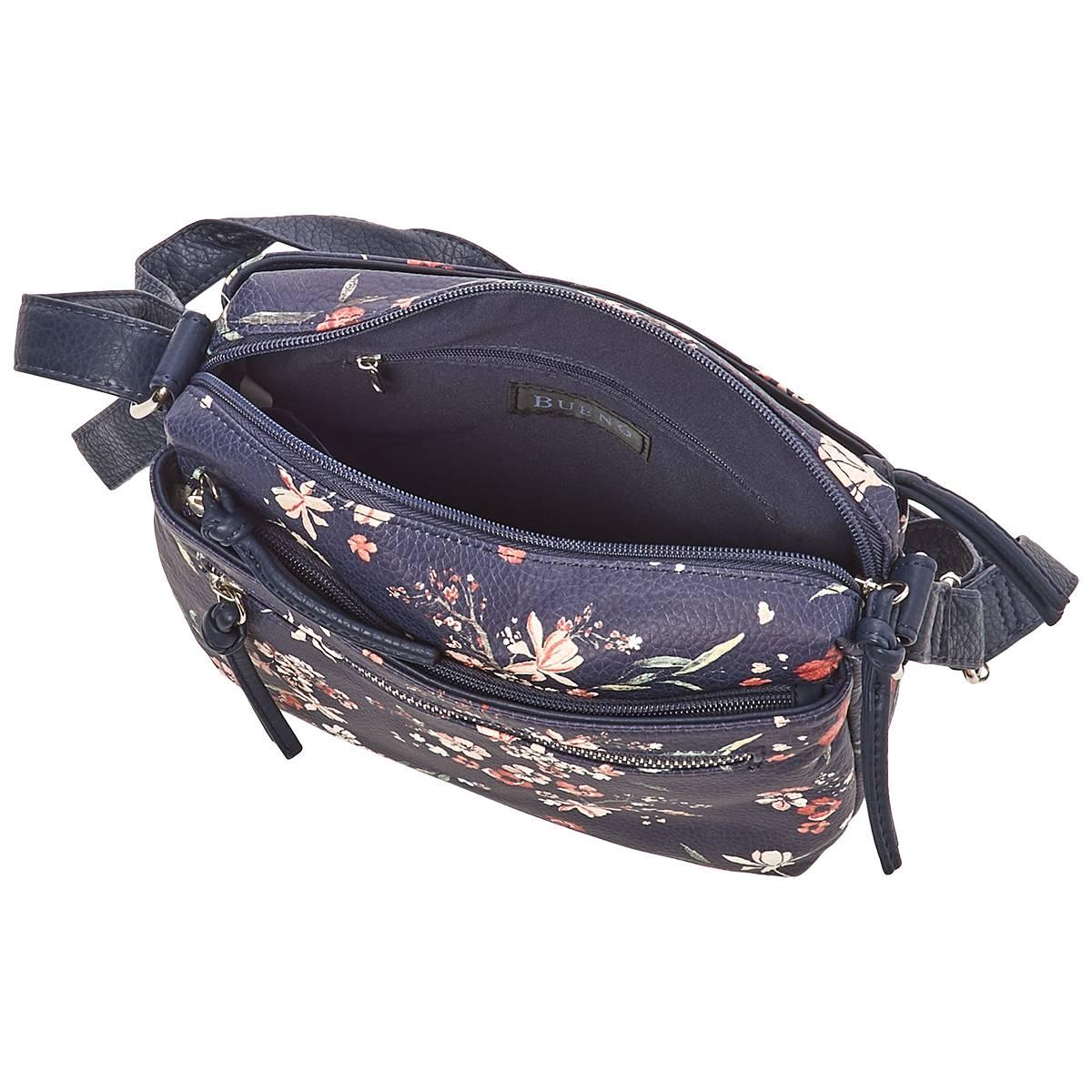 Bueno Grainy Wash Floral Crossbody