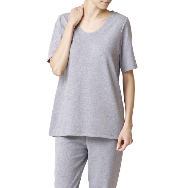 Womens HUE® Elbow Sleeve Scoop Neck  PajamaTee