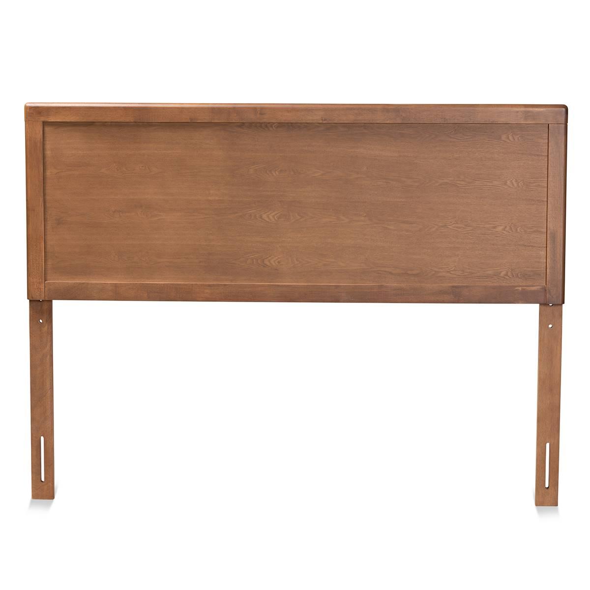 Baxton Studio Alan Ash Walnut Finished Wood Headboard