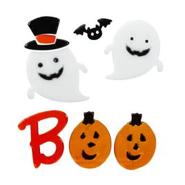 Northlight Seasonal Pumpkin and Ghost Halloween Gel Window Clings