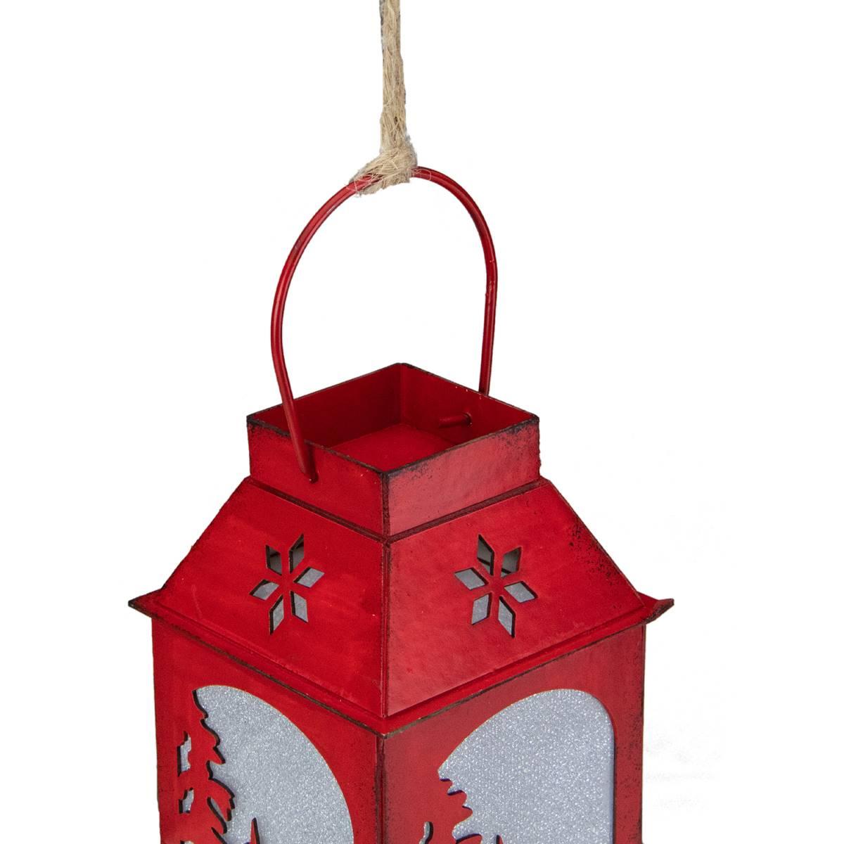 Northlight Seasonal Reindeer Silhouette Lantern Ornament